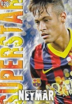 Sticker Neymar - Las Fichas Quiz De La Liga 2013-2014 n. 26 - Mundicromo