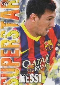 Sticker Messi - Las Fichas Quiz De La Liga 2013-2014 n. 27 - Mundicromo