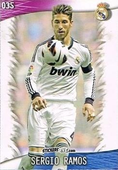 Sticker Sergio Ramos - Las Fichas Quiz De La Liga 2013-2014 n. 35 - Mundicromo