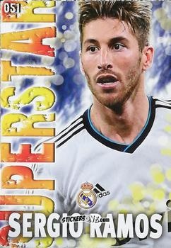 Sticker Sergio Ramos - Las Fichas Quiz De La Liga 2013-2014 n. 51 - Mundicromo