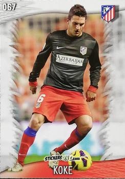Figurina Koke - Las Fichas Quiz De La Liga 2013-2014 n. 67 - Mundicromo