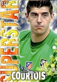 Figurina Courtois - Las Fichas Quiz De La Liga 2013-2014 n. 77 - Mundicromo