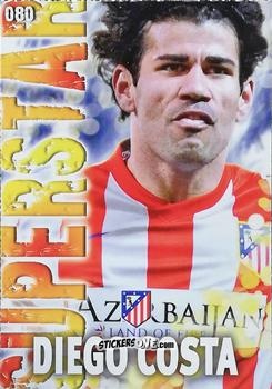 Cromo Diego Costa - Las Fichas Quiz De La Liga 2013-2014 n. 80 - Mundicromo