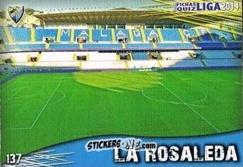 Figurina La Rosaleda - Las Fichas Quiz De La Liga 2013-2014 n. 137 - Mundicromo