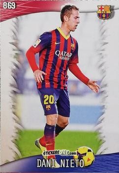 Sticker Dani Nieto - Las Fichas Quiz De La Liga 2013-2014 n. 869 - Mundicromo