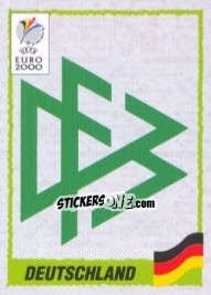 Sticker Emblem Germany - UEFA Euro Belgium-Netherlands 2000 n. 3 - Panini