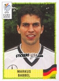 Sticker Markus Babbel - UEFA Euro Belgium-Netherlands 2000 n. 8 - Panini