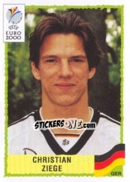 Sticker Christian Ziege - UEFA Euro Belgium-Netherlands 2000 - Panini