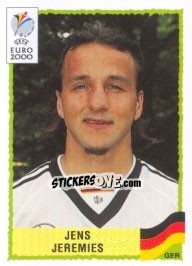 Sticker Jens Jeremies - UEFA Euro Belgium-Netherlands 2000 n. 13 - Panini