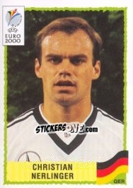 Sticker Christian Nerlinger - UEFA Euro Belgium-Netherlands 2000 - Panini