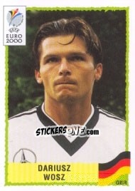 Sticker Dariusz Wosz - UEFA Euro Belgium-Netherlands 2000 - Panini