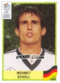 Sticker Mehmet Scholl - UEFA Euro Belgium-Netherlands 2000 - Panini