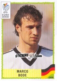 Sticker Marco Bode - UEFA Euro Belgium-Netherlands 2000 n. 20 - Panini
