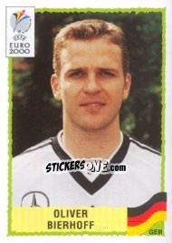 Sticker Oliver Bierhoff - UEFA Euro Belgium-Netherlands 2000 n. 21 - Panini