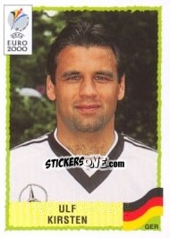 Sticker Ulf Kirsten - UEFA Euro Belgium-Netherlands 2000 - Panini