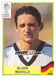 Figurina Oliver Neuville - UEFA Euro Belgium-Netherlands 2000 - Panini