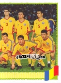 Sticker Team Roumania - Part 2 - UEFA Euro Belgium-Netherlands 2000 - Panini