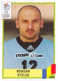 Sticker Bogdan Stelea - UEFA Euro Belgium-Netherlands 2000 - Panini