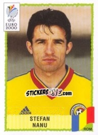 Sticker Stefan Nanu - UEFA Euro Belgium-Netherlands 2000 - Panini