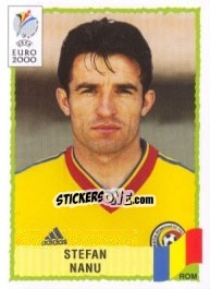 Sticker Stefan Nanu - UEFA Euro Belgium-Netherlands 2000 n. 33 - Panini