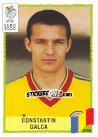 Sticker Constantin Galca - UEFA Euro Belgium-Netherlands 2000 - Panini