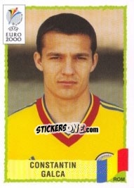 Figurina Constantin Galca - UEFA Euro Belgium-Netherlands 2000 - Panini