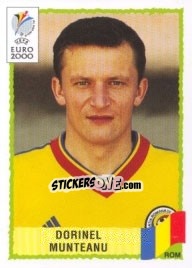 Sticker Dorinel Munteanu - UEFA Euro Belgium-Netherlands 2000 - Panini