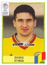 Figurina Ovidiu Stinga - UEFA Euro Belgium-Netherlands 2000 - Panini