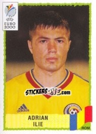 Sticker Adrian Ilie - UEFA Euro Belgium-Netherlands 2000 - Panini
