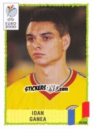 Sticker Ioan Ganea - UEFA Euro Belgium-Netherlands 2000 - Panini