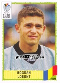Sticker Bogdan Lobont - UEFA Euro Belgium-Netherlands 2000 - Panini