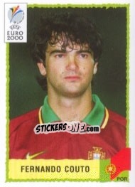 Cromo Fernando Couto - UEFA Euro Belgium-Netherlands 2000 - Panini