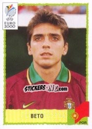 Sticker Beto - UEFA Euro Belgium-Netherlands 2000 n. 55 - Panini