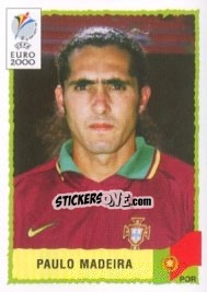 Sticker Paulo Madeira - UEFA Euro Belgium-Netherlands 2000 n. 56 - Panini