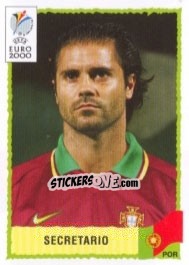 Sticker Secretario - UEFA Euro Belgium-Netherlands 2000 n. 58 - Panini