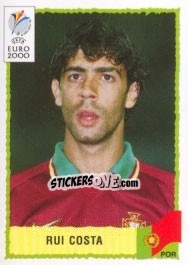 Sticker Rui Costa - UEFA Euro Belgium-Netherlands 2000 n. 62 - Panini