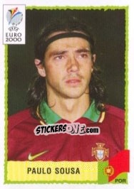 Figurina Paulo Sousa - UEFA Euro Belgium-Netherlands 2000 - Panini