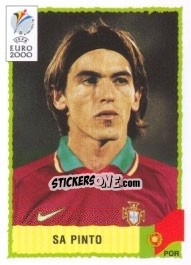 Sticker Sa Pinto - UEFA Euro Belgium-Netherlands 2000 n. 68 - Panini