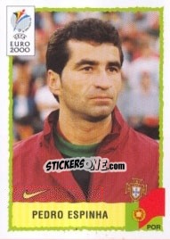 Sticker Pedro Espinha - UEFA Euro Belgium-Netherlands 2000 n. 71 - Panini