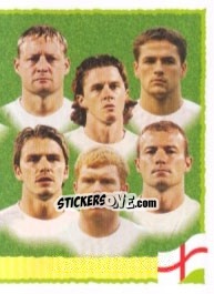 Sticker Team England - Part 2 - UEFA Euro Belgium-Netherlands 2000 n. 74 - Panini