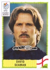 Sticker David Seaman - UEFA Euro Belgium-Netherlands 2000 n. 75 - Panini