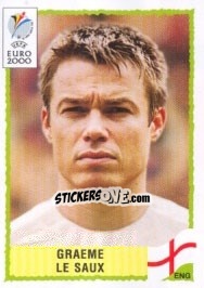 Sticker Graeme Le Saux - UEFA Euro Belgium-Netherlands 2000 n. 81 - Panini