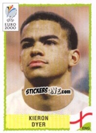 Sticker Kieron Dyer - UEFA Euro Belgium-Netherlands 2000 - Panini