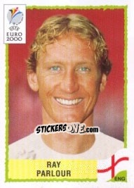 Sticker Ray Parlour - UEFA Euro Belgium-Netherlands 2000 n. 86 - Panini