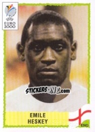 Sticker Emile Heskey - UEFA Euro Belgium-Netherlands 2000 n. 90 - Panini