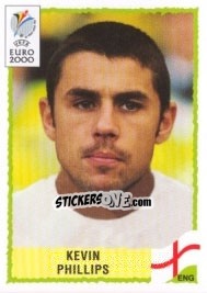 Sticker Kevin Phillips - UEFA Euro Belgium-Netherlands 2000 - Panini