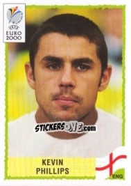 Sticker Kevin Phillips - UEFA Euro Belgium-Netherlands 2000 n. 92 - Panini