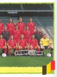 Figurina Team Belgium - Part 2 - UEFA Euro Belgium-Netherlands 2000 - Panini