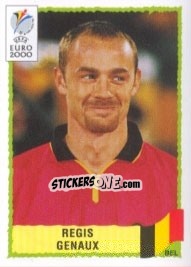 Sticker Regis Genaux - UEFA Euro Belgium-Netherlands 2000 - Panini