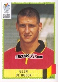 Sticker Glen De Boeck - UEFA Euro Belgium-Netherlands 2000 n. 102 - Panini